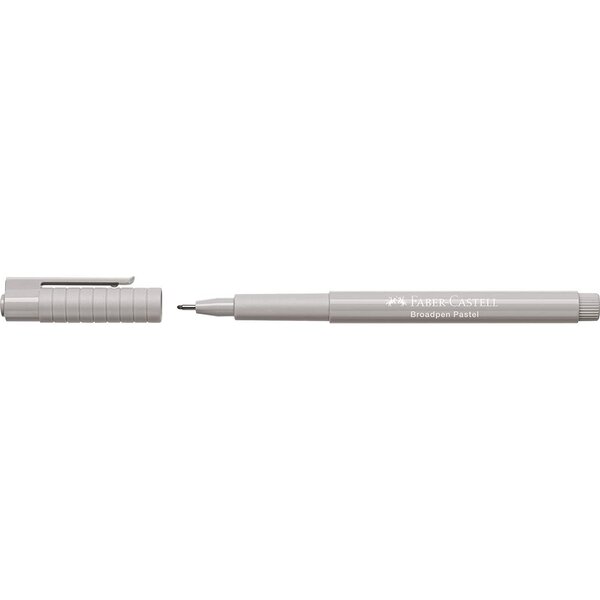 Feutre Fineliner BROADPEN Pastel Gris pastel FABER-CASTELL