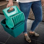 Leifheit Ensemble de vadrouille pour sol Profi Compact vert 55092