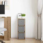 vidaXL Buffet Chêne artisanal 25 5 x 22 x 69 5 cm
