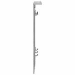 vidaXL Porte-manteau mural avec étagère Sonoma gris 84 x 10 x 80 cm