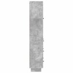 vidaXL Ensemble de Meubles 2 Pièces Gris béton 66 x 34 5 x 90 cm