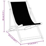 vidaXL Chaises de plage pliantes lot de 2 marron aluminium textilène