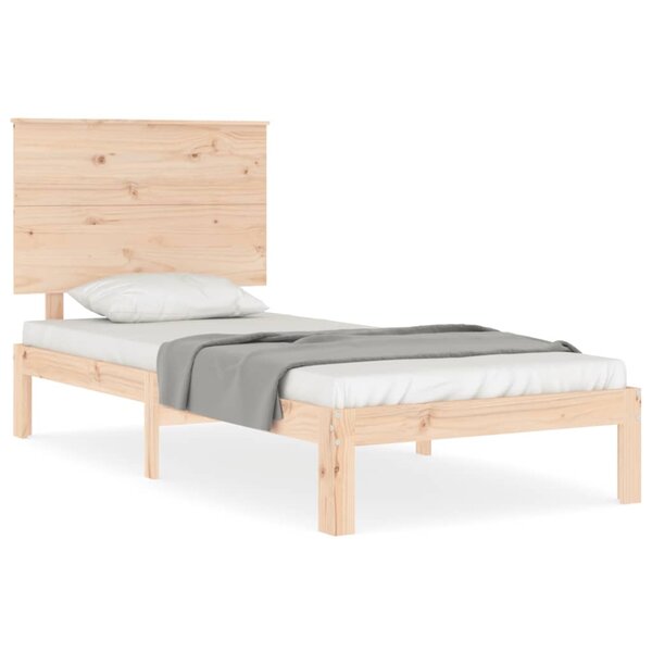 vidaXL Cadre de lit sans matelas bois de pin massif