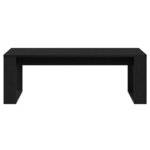 vidaXL Table basse Chêne noir 102 x 50 x 35 cm Bois d'ingénierie