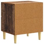 vidaXL Table de chevet Bois ancien 43 x 34 5 x 48 cm Bois d'ingénierie