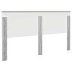 vidaXL Tête de lit Gris Sonoma 180 cm Bois d'ingénierie