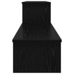 vidaXL Meuble TV Chêne noir 180 x 30 x 43 cm Bois d'ingénierie