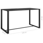 vidaXL Salon de jardin 6 Pièces avec coussins Aluminium Anthracite