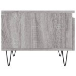 vidaXL Tables basses 2 Pièces sonoma gris 50x46x35 cm bois d'ingénierie