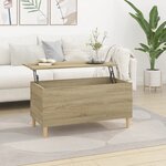 vidaXL Table basse Chêne sonoma 90x44 5x45 cm Bois d'ingénierie