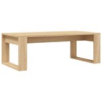 vidaXL Table basse chêne sonoma 102x50x35 cm bois d'ingénierie