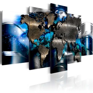 Tableau - with azure accent l x h en cm 200x100