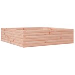 vidaXL Jardinière 90x90x23 cm bois massif douglas