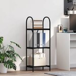vidaXL Étagère Chêne noir 40 x 30 x 109 cm Bois d'ingénierie