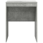 vidaXL Bureau Gris béton 60 x 50 x 76 cm
