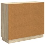 vidaXL Buffet Chêne Sonoma 89 x 34 5 x 77 cm Bois d'ingénierie