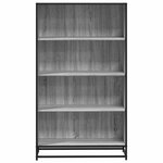 vidaXL Bibliothèque sonoma gris 80 5x35x139 cm bois d'ingénierie