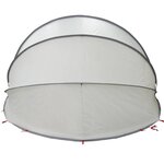 vidaXL Dôme de tente de piscine Gris 640 x 432 x 205 cm