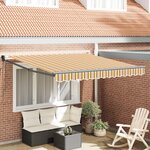vidaXL Auvent Rétractable Multicolore 300x250 cm Tissu
