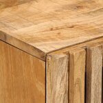 vidaXL Armoire de salle de bain 38x34x58 cm bois manguier massif brut