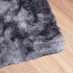 vidaXL Tapis Shaggy à poils longs NAVARRA gris foncé 200x290 cm
