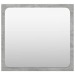 vidaXL Ensemble de meubles de salle de bain 4 Pièces gris béton