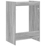 vidaXL Armoire pour machine à laver Gris Sonoma 67 5 x 48 x 97 cm