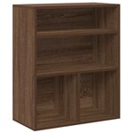 vidaXL Bibliothèque chêne marron 60x30x71 5 cm bois d'ingénierie