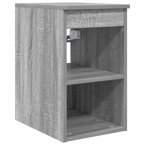 vidaXL Meuble de Salle de Bain In-between Sonoma gris 30 x 41 x 50 cm