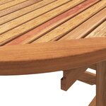 vidaXL Ensemble à manger de jardin 5Pièces bois d'acacia solide textilène