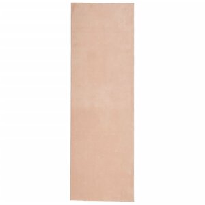 vidaXL Tapis HUARTE à poils courts doux lavable rouge clair 80x250 cm