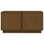 vidaXL Meuble TV Marron miel 80x35x40 5 cm Bois de pin massif