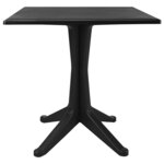 vidaXL Ensemble de bistro 3 Pièces Plastique rotin Anthracite