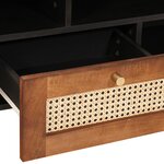 vidaXL Meubles et étagères de rangement pour médias avec tiroir Marron