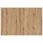 vidaXL Tête de lit avec armoire avec tiroir 3 Pièces Chêne artisanal