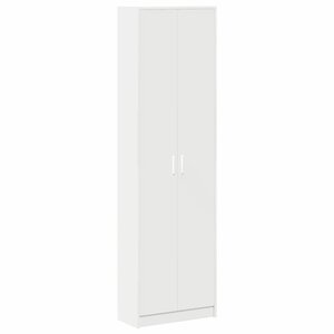 vidaXL Armoire avec étagère Blanc 55 x 25 x 189 cm Bois d'ingénierie
