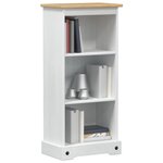 vidaXL Bibliothèque Blanc 46 x 29 x 100 cm Pin massif