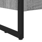 vidaXL Bibliothèque Gris Sonoma 80 x 30 x 155 cm Bois d'ingénierie