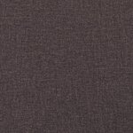 vidaXL Cadre de lit sans matelas marron foncé 180x200 cm tissu