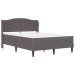 vidaXL Cadre de lit avec tête de lit Gris 120 x 190 cm Simili cuir