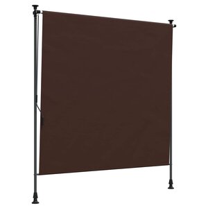 vidaXL Store Roulant Extérieur Marron 120 x 270 cm