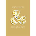 Carte de voeux joyeux noël et bonne année - draeger paris