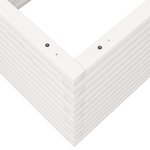 vidaXL Jardinière blanc 110x60x45 5 cm bois de pin massif