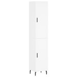 vidaXL Buffet haut Blanc 34 5x34x180 cm Bois d'ingénierie