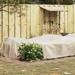 vidaXL Fleece de protection des plantes contre le gel Beige 20 x 3 2 m