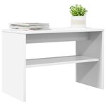 vidaXL Meuble TV Blanc 60 x 30 x 40 cm Bois d'ingénierie