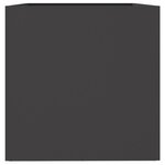 vidaXL Jardinière noir 62x47x46 cm acier