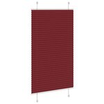 vidaXL Store plissé rouge bordeaux 70x100 cm largeur du tissu 69 4 cm