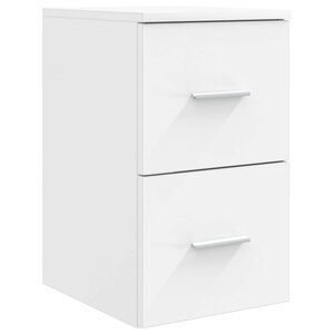 vidaXL Meuble de Salle de Bain In-between Blanc 30 x 44 5 x 50 cm