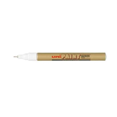 Marqueur Pointe calibrée extra-fine PAINT Marker PX203 0,5 - 0,7mm Or x 12 UNI-BALL